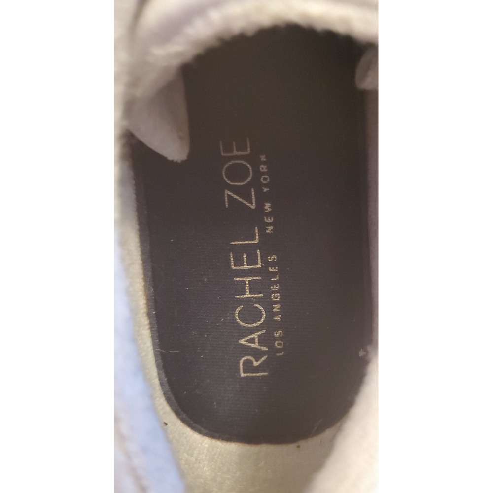 Rachel Zoe Leather Court Shoes Womens Size 6.5 White - Picture 9 of 11